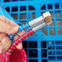7.5M Double Layer Explosion-Proof Spiral Air Brake Hose for Semi-Trailer Lorry Truck Red