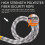 Outdoor Heavy Duty Safety Rope Secure Locking Fall Arrest System Safety Rope 2M with Hook Connector 3