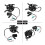 Motorfiets Radiator Koelventilator CoolFlow Assemblage Motor Koelventilator Set voor  WR450F 2012-2014 2015 732-FN11 4