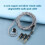 HIFI Headphone Upgrade Cable 3in1 2.5+3.5+4.4mm Plug 4 Core Copper Silver Mixed Upgradable B 5