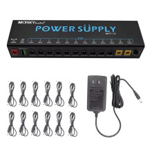 MOSKY MPT-12 Guitar Effect Pedal Power Supply 12 Isolated Outputs/ USB Output for 9V 12V 18V Protection Guitar Accessories US