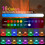 16Colors Wave Projector Light Touch LED Night Light Remote Dimmable Auto Rotating USB Powered Gift Party Decoration 3