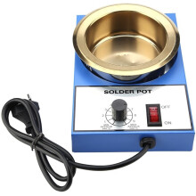 Lead Free Tin Melting Furnace Adjustable Temperature 200-450 Welding Desoldering Bath Tool 100w EU Plug
