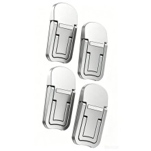 Support D'Ordinateur Portable Pliable 4 Pièces, Support Portable Réglable pour Augmenter la Hauteur de L'Ordinateur, Design Ultra-Fin