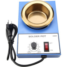 Portable Soldering Pot with 9 Temperature Settings Rapid&Stable Heating for SMD Assembly & Component Repair 250W EU Plug