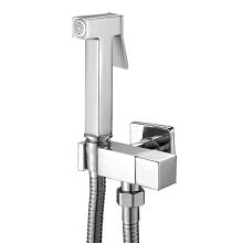Toilettenarmaturen Toiletten Badezimmer Bidetarmatur - Einzelne Kaltwasser-Duschsprühkopf-Mischer Silber