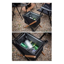 Ice Bucket Camping Table Incubator Refrigerated Picnic Ice Drink Ice Bag for IGT Camping Table