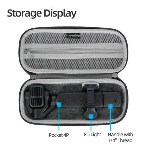 for  Osmo Pocket 4P Storage Bag Shock Absorption Drop Storage Case for  Pocket 4P Protector Accessories