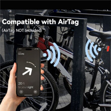 Pour Mili MiTag Tracker Feu Arrière de Vélo Localisateur Support de Feu Arrière pour Vélo et Scooter, Éclairage Nocturne