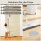 Magnetische Deurstoppers Deurstoppers, Deurhouder, Windbestendige Witte Deurstoppers voor Interne Deuren, Thuis 6