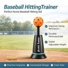 Pitcher-Free Baseball Batting Trainer,Includes Launch Balls Batting,Practice Equipment Suitable for Teenager 2- Pack
