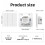 EU Tuya WiFi  Button Wall , Alexa Voice App Remote  Home Light  Three-Way Single Control Black 6