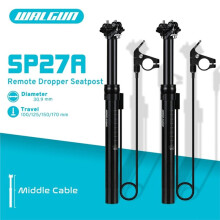 WALGUN SP27A Bicycle Dropper Post for MTB Diameter 30.9 mm Remote Control Bike Telescopic Hydraulic Seatpost 125mm