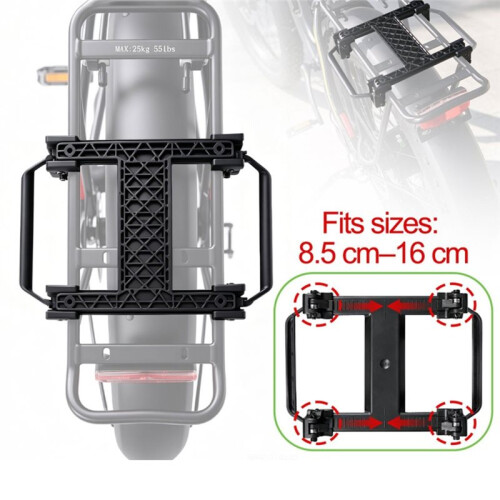 E-Bike Quick Release Adjustable Bracket Bicycle Cargo Rack Outdoor Bicycle Accessories 1