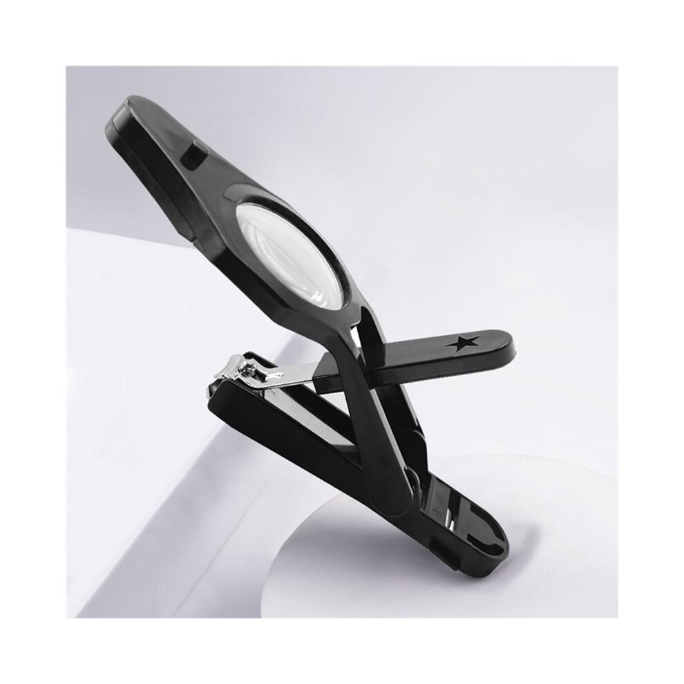 Nail Clippers with Magnifier and LED Light Nail Cutter for Seniors Elderly Baby Pets, Fingernail Toenail Clippers