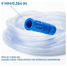 2 Pcs Extended Suction Connection Tube, 5.9 Feet - Flexible & Durable, Compatible with Various Devices