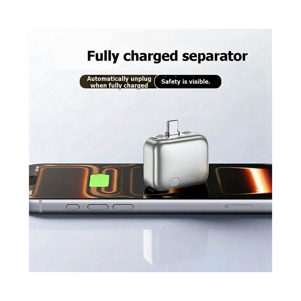 2Pcs 140W Intelligence Full Charge Self-Cut Type-C Adapter Auto Disconnect Charger Night Charging Protector A 4713004653351