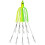 Spinner Alabama Rig Angelköder Regenschirm Angelruten Köder 5 Arm Spinner Weichköder Rig für Barschangeln Köder Rigs C 10