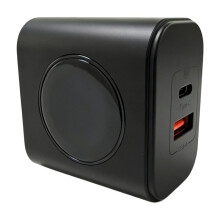 23W USB C Oplader Blok voor Iwatch, 3-in-1 Oplaadstation met Ingebouwde Draadloze Oplader, voor Iwatch, voor met een Amerikaanse Stekker