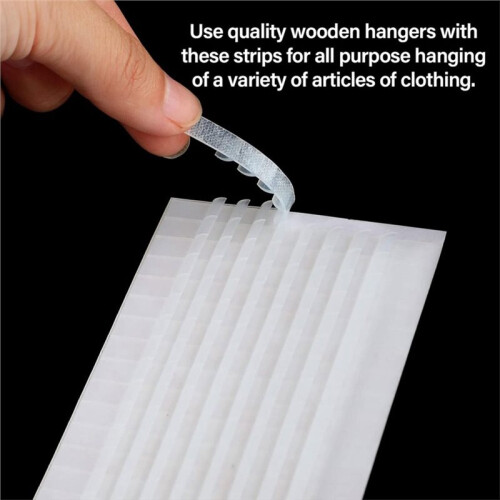 200 Pcs Grips de Silicone Antiderrapante para Cabides Adesivos 2.8 X 0.2 Polegadas Acessórios para Pendurar Roupas 1