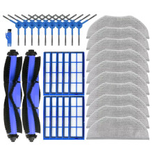 Compatible for RoboVac L70 Hybrid Main Side Brush Hepa Filter Mop Robot Vacuum Cleaner Accessory Spare Part(33pcs)