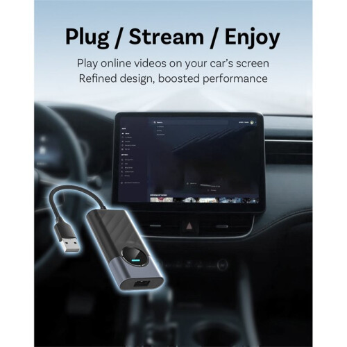 Adattatore Wireless CarPlay Android Auto Plug &  Scatola Multimediale per Auto per Android da Wired A Wireless 1