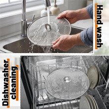 3-Pack Stainless Steel Splatter Guard Set, - Prevent Burns, Oil , and Mess in Kitchen