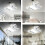 Led Ceiling Fan Light, Snail in Ceiling Fan with Light E27 Socket, Remote, 3-Color Dimmable Led, for Various Scenarios 4
