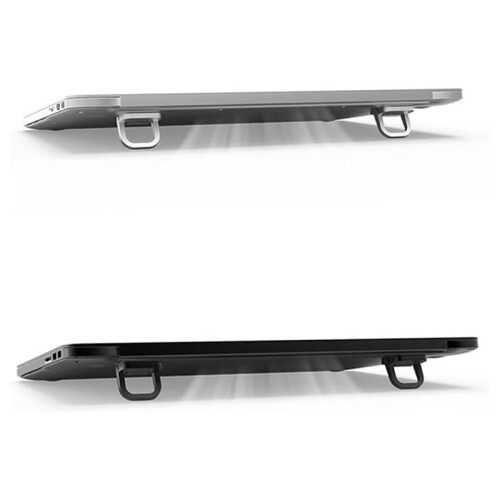Foldable Laptop Stand 4-Pack, Adjustable Portable Computer Height Increase Holder, Ultra-Thin Design 1
