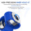 Double Loop Couple Flexible Alumnum Alloy Encoder Coupling 8-Shaped Connector 3