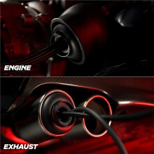 Adaptateur de Vessie, Test de Fumée Automobile, 3-en-1 en Tant Que Vessie, Bouchon Gonflable et Diffuseur de Fumée pour les Tests de Fuite D'Eau