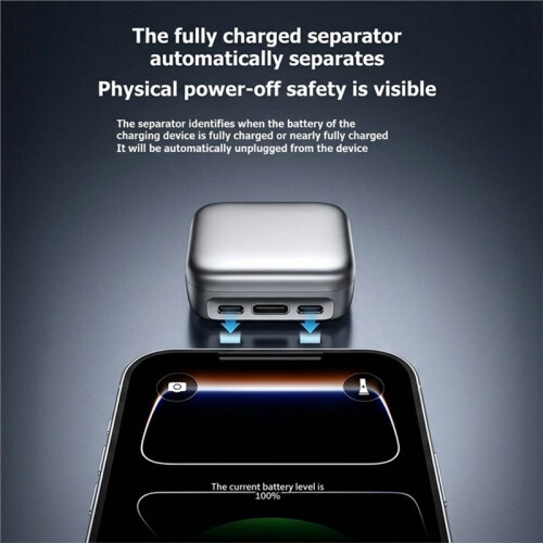 2PCS 140W Intelligence Full Charge Self-Cut Type-C Adapter Auto Disconnect Charger Night Charging Protector C 1