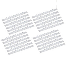 200 Pcs Non Slip Silicone Clothes Hanger Grips Adhesive Clothing Hanger Grip 2.8 X 0.2 Inch Clothes Hanging Accessories