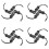 16 Pcs Quick Release Camera Strap QD Loops Connector Adapter Camera Quick Release Clip for Digital Cameras, Binoculars 1