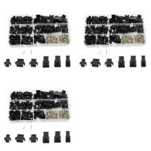 2.54Mm Dupont Terminal Mâle / Femelle Broche SM2.54 Prise de Câble 2/3/4 Broches Cavalier en-Tête Boîtier Connecteur de Fil 1440 Pièces