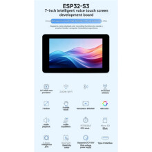 ESP32-S3 7 Inch Touch LCD Development Board IPS Display 5-Point Touch Voice AI Screen with Battery