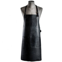 (1) Fashionable PU Apron Waterproof BBQ Kitchen Chef Baking Multi Pocket Practical Leather Apron Barber Work Clothes