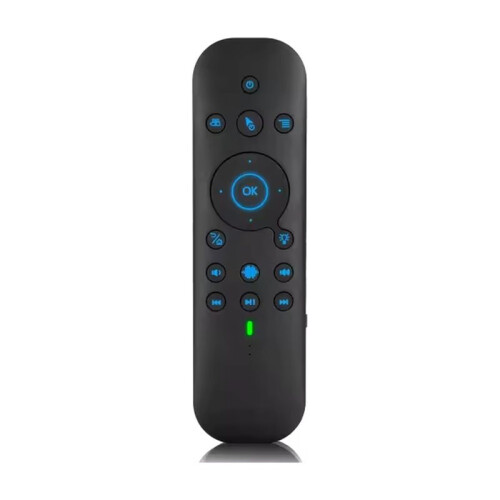 G60S Pro BT Wireless Voice Remote Control 2.4G Dual Mode Air Mouse IR Learning with Backlit Light for Android TV Box