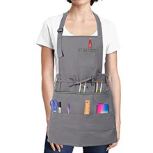 (1) Modern Minimalist Art Apron Teacher Oil Painting Work Uniform Adjustable Apron Barber Nail Salon Eyelash Salon Work Apron