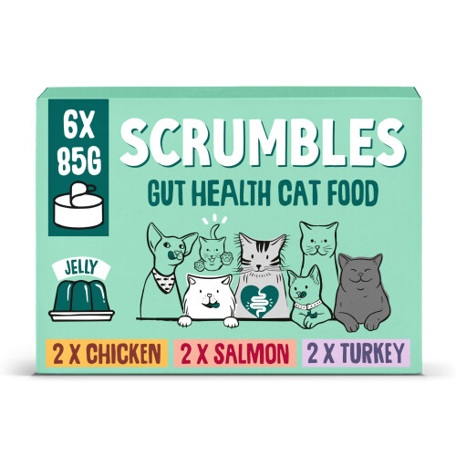 Scrumbles Scrumbles Wet Cat Jelly Classic Selection 6 x 85g