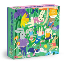 Bunny Daydream 1000 Piece Puzzle by Galison Paperback Book