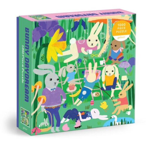 Bunny Daydream 1000 Piece Puzzle by Galison Paperback Book