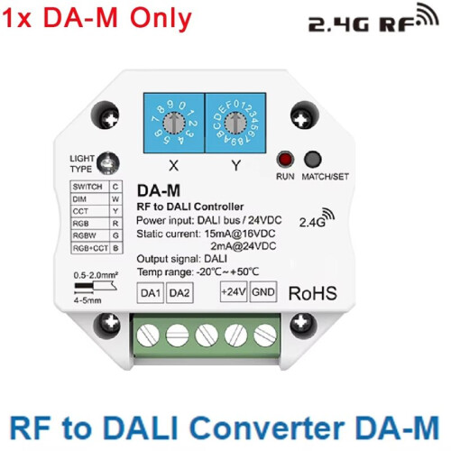 Controller Dimmer DALI Converter da-M RF Zigbee  Life Control DIM CCT RGB RGBW RGB+CCT 2