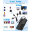 Card Reader Hub 3in1 Multi Memory Card with USB, USB-C +  + USB 3.0 /TF/CF/Micro-/XD/MS Card Adapter 4