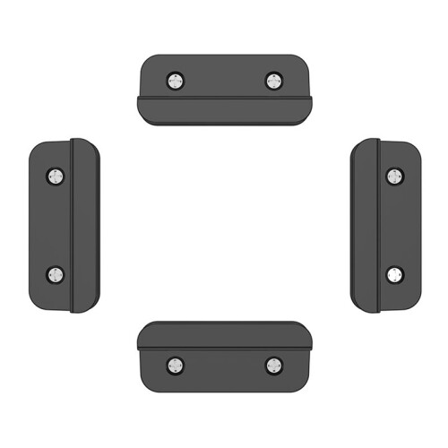 Wall Mount Anti-Theft Lock Holder for Tablets, E-Reader, Phone, Adhesive or Screws Install for Cooking Working Relaxing