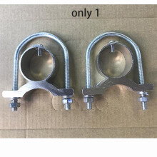 Fiberglasantennklämma U-Formad Rörklämma Fäste med Skruvar Inkluderade, Inre Diameter 30 mm