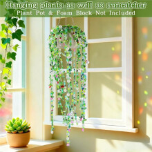 5422 Delar Pärlväxtkit Forever Plant Kit Gröna Glaspärlor för Växttillverkning, Gröna Pärlor för Pärlväxter
