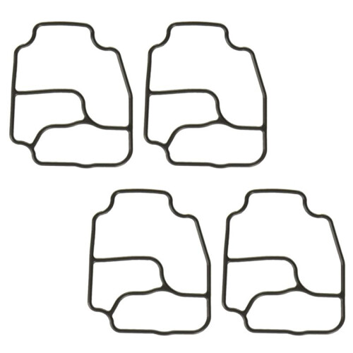 4X 11421719855 New Oil Filter Gasket for  E46 E60 E65 E83 E53 E85 X3 X5 M50 M52 M54 Engine