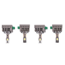 4X Lampada LED D3S Lampadina Allo Xeno Sostituzione del Faro Dissipatore di Calore nel Alluminio + Tubo di Calore + Alloggiamento Elettrolitico