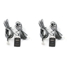 2X Cavo di Prolunga per Pannello Porta USB+TYPE-C per Supporto Cruscotto Auto Adattatore per Presa USB per Navigazione Veicolo Auto